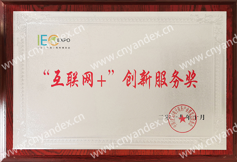 互聯(lián)網(wǎng)+創(chuàng)新服務(wù)獎